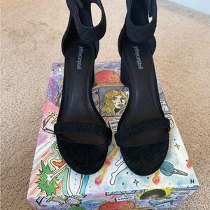 Jeffrey Campbell Black Heeled Shoes